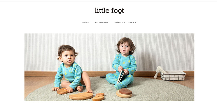 Diseño web para Little Foot. Chile