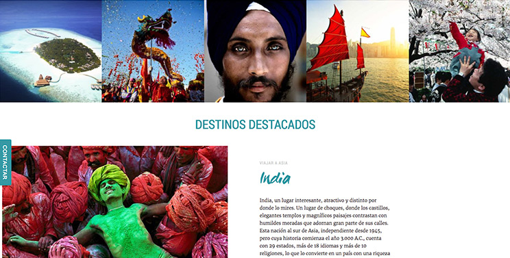 Web autoadministrable de Agencia Travelite