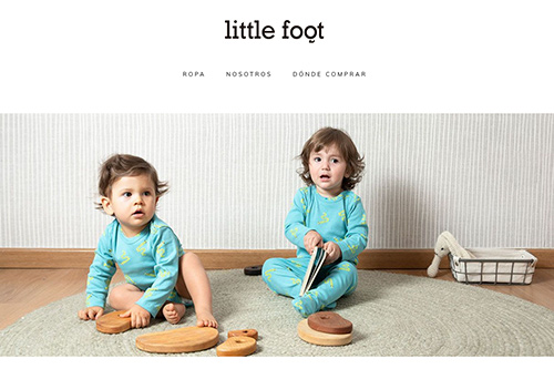 Diseño web para Little Foot, Chile