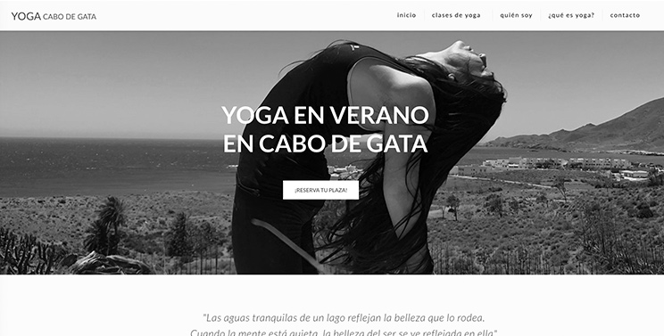 Web Yoga Cabo de Gata